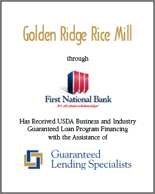Golden Ridge Rice Mill